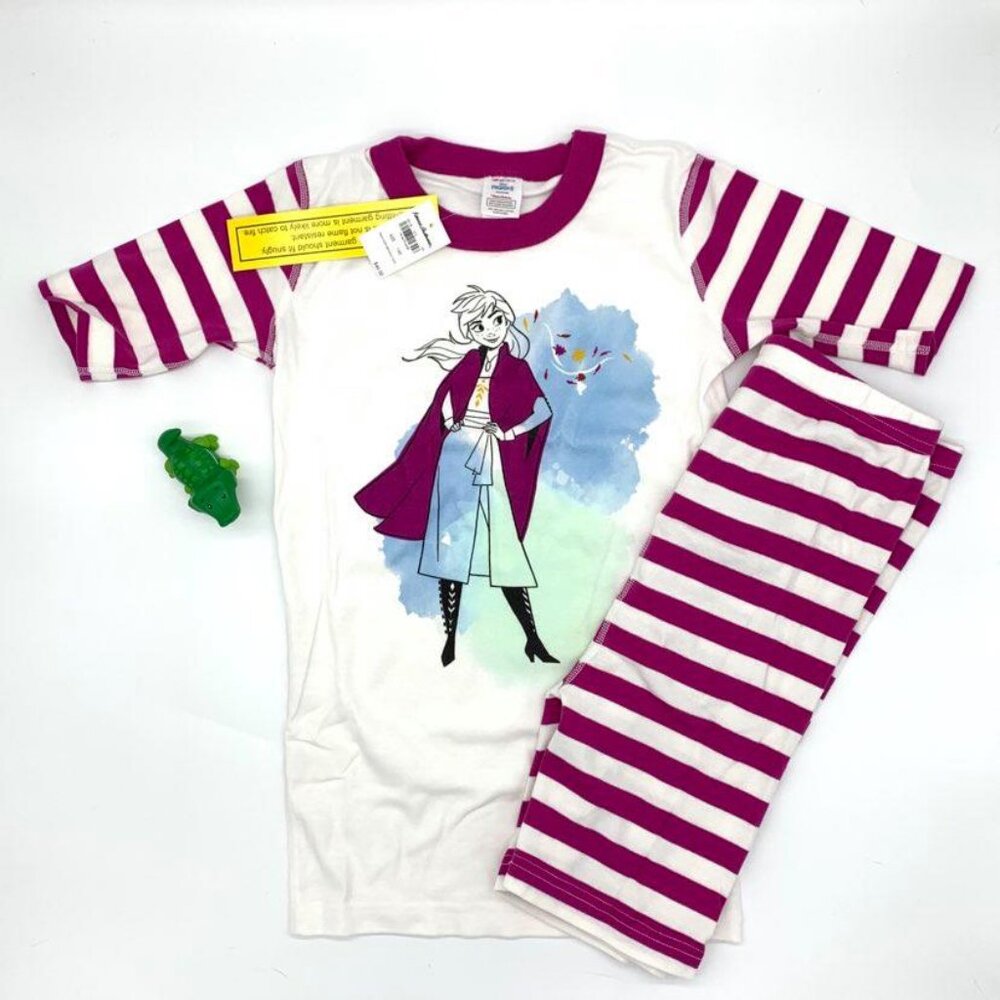 Hanna Andersson Disney Frozen 2 Anna Short Johns Pajamas NWTs. Size 160/14 16